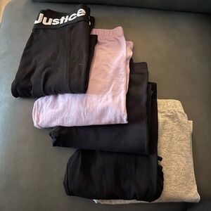 Bundle of Girls Cotton Leggings